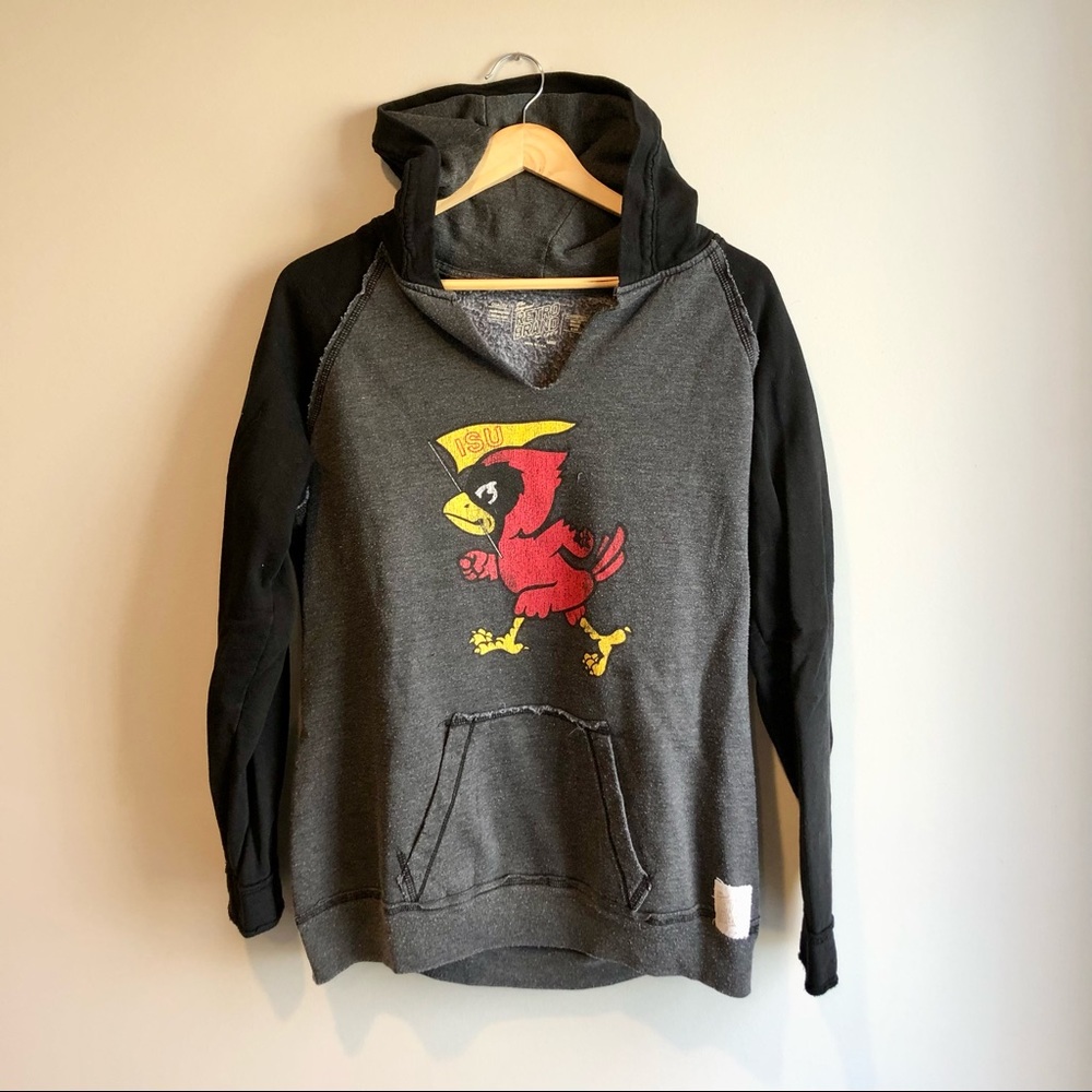 Retro Brand Iowa State Vintage Style Pullover Hoodie